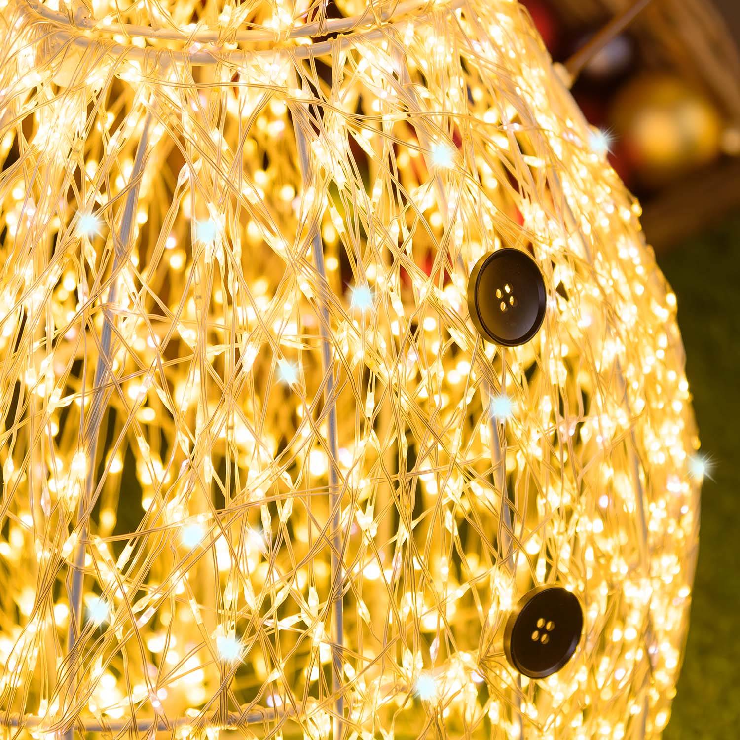 3D-lysende snemand - Billede 3