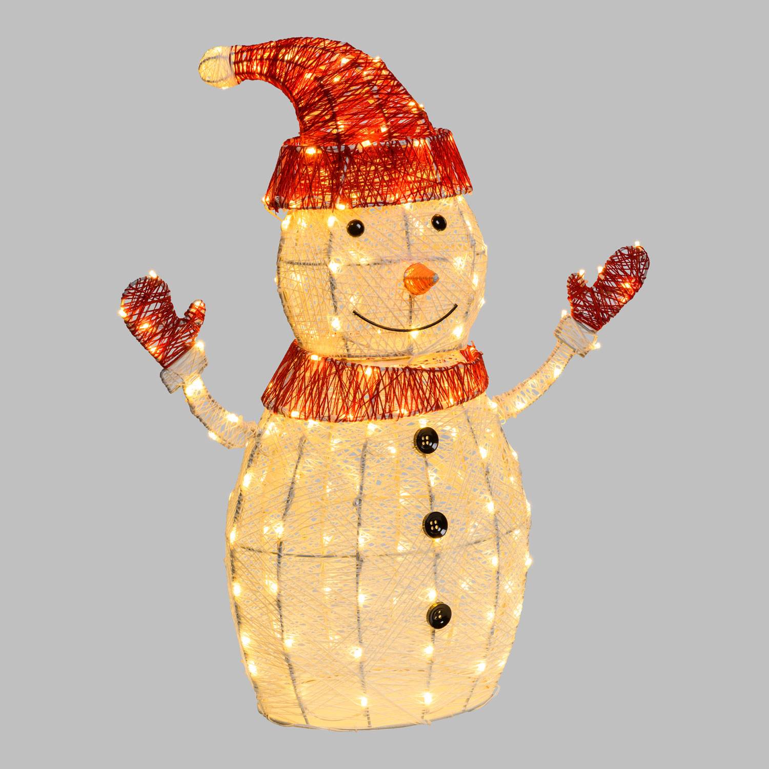 Bonhomme de neige lumineux 3D  Dual LED